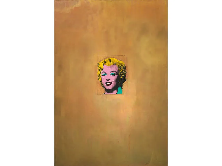 Gold Marilyn Monroe